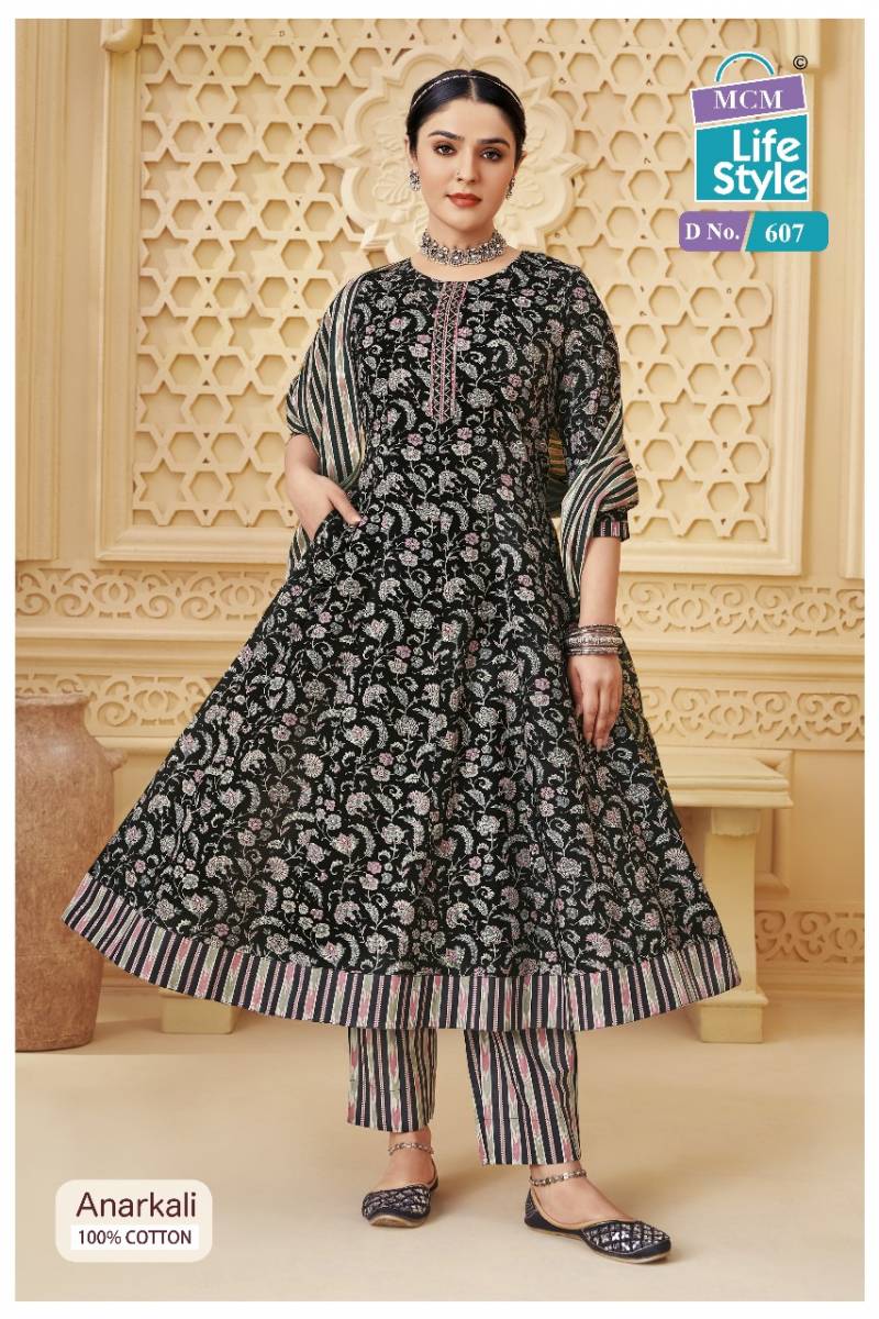 Mcm Anarkali Vol 6 Cotton Readymade Suit Collection