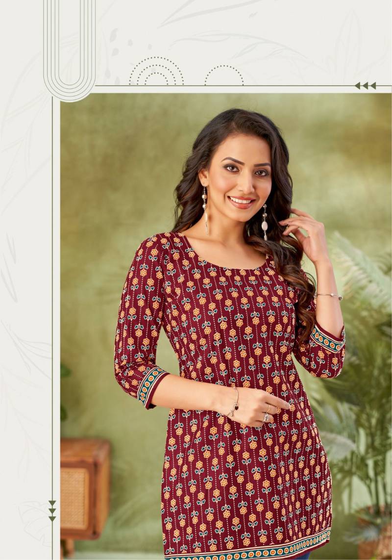 Miss World Khushi Vol 2 Cotton Short Tops Collection