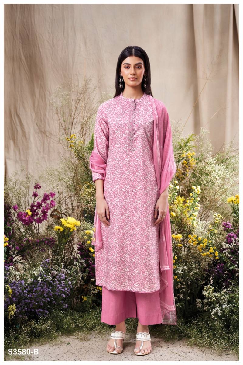 Ganga Manvika Cotton Printed Embroidered Salwar Suit Collection