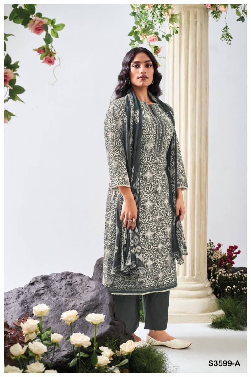 Ganga Christa Cotton Printed Embroidered Salwar Suit Collection