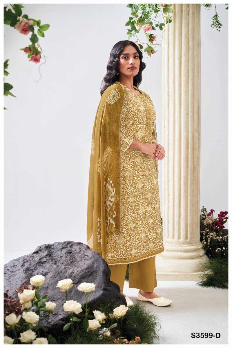 Ganga Christa Cotton Printed Embroidered Salwar Suit Collection