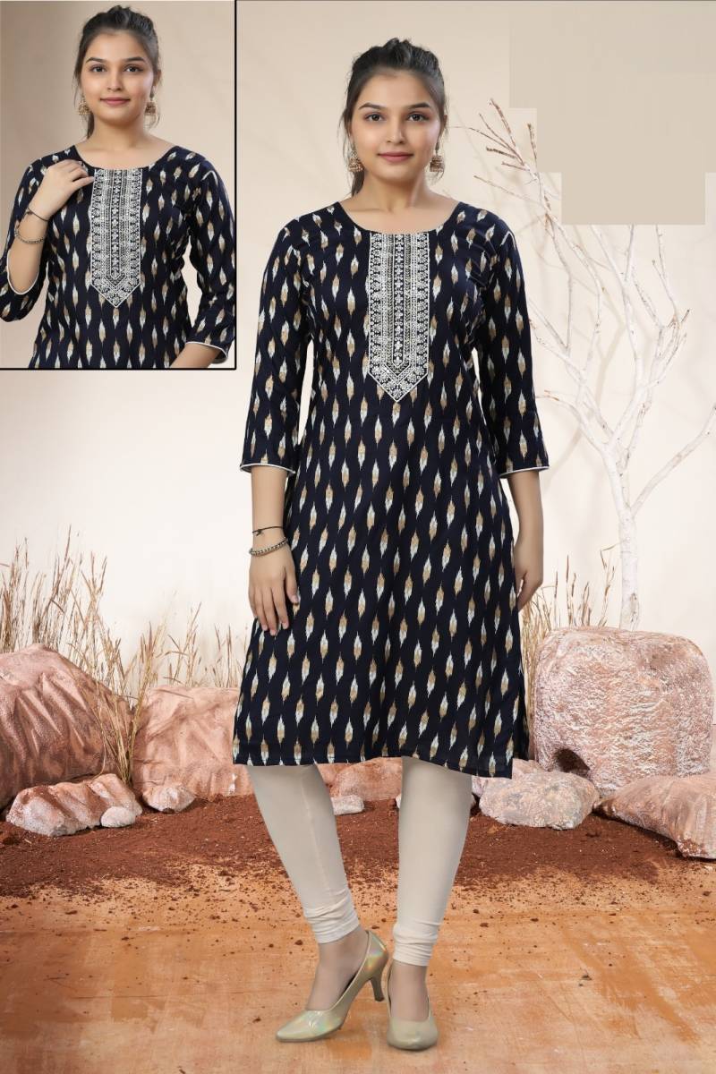 Basic Print Kurti Vol 2 Rayon Printed Kurti Collection
