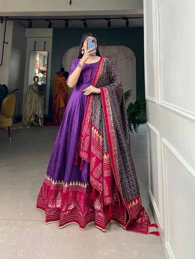Lekha YF 5007 Designer Gown With Dupatta Collection