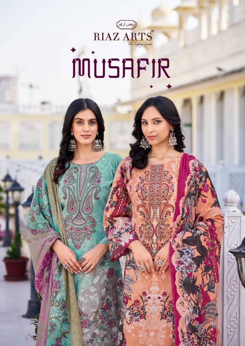 Riaz Arts Musafir Vol 26 Lawn Digital Printed Dress Material Collection