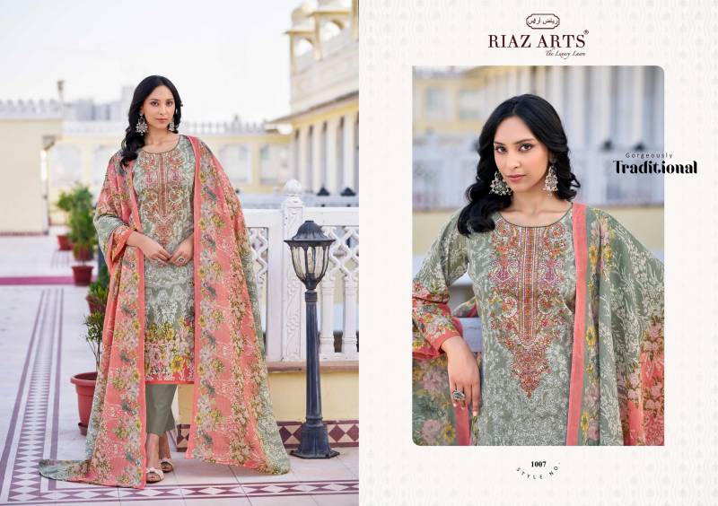 Riaz Arts Musafir Vol 26 Lawn Digital Printed Dress Material Collection