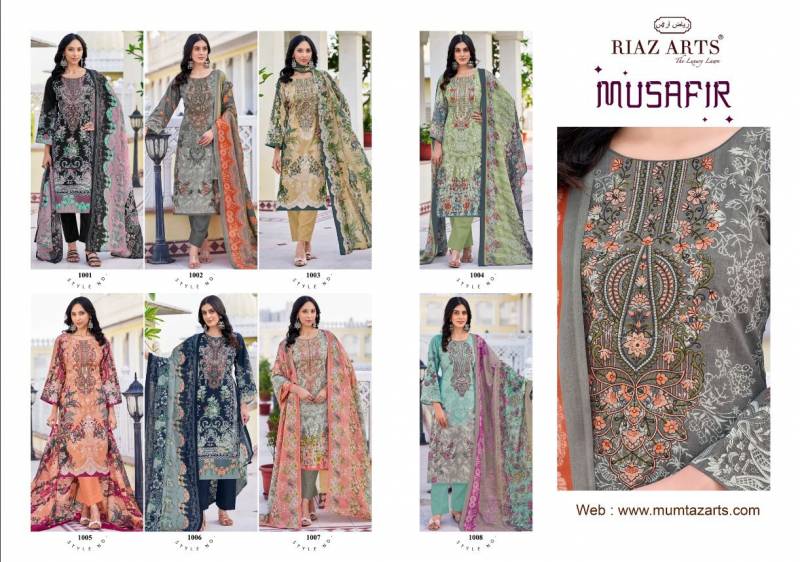 Riaz Arts Musafir Vol 26 Lawn Digital Printed Dress Material Collection