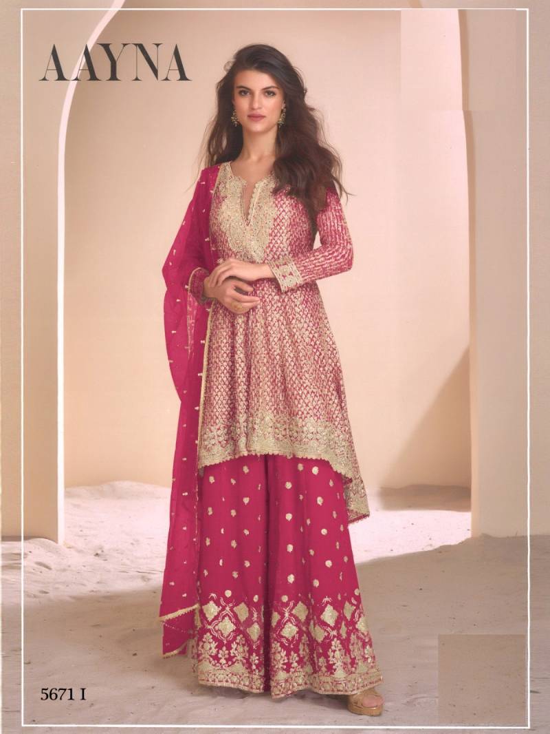 Aayna Hit 7671 New Dark Colors Salwar Kameez Collection