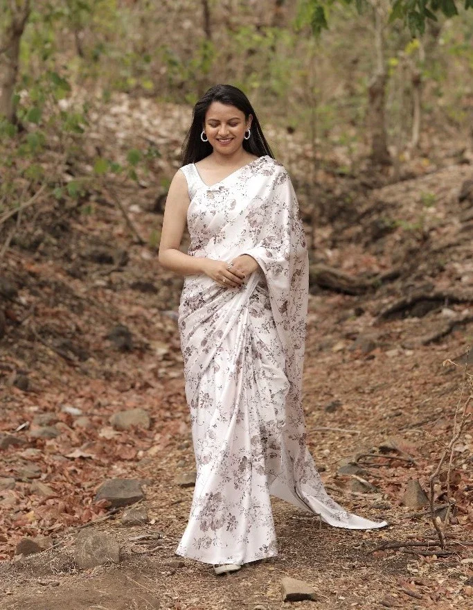 Sf Sizzler 7 Japan Satin Digital Printed Fancy Saree