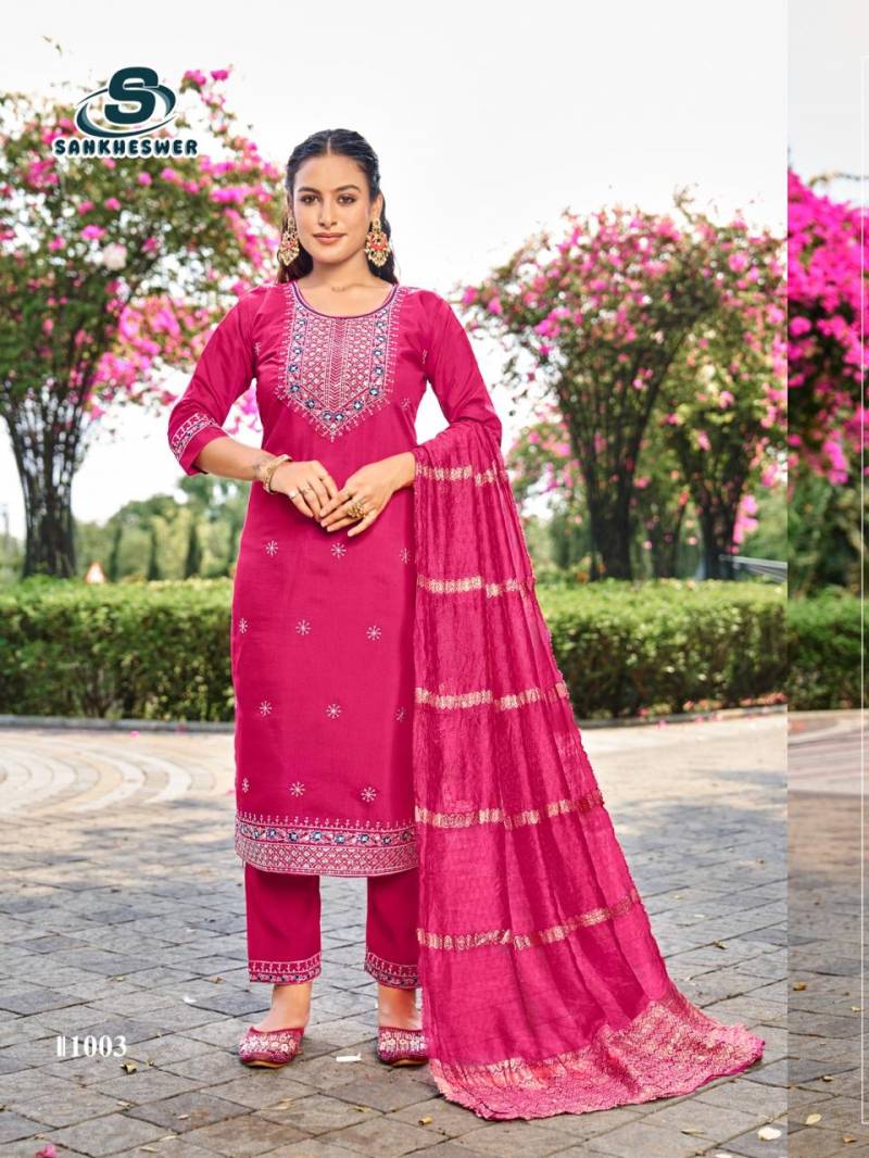 Sankheswer Sofia Vol 1 Roman Silk Readymade Collection