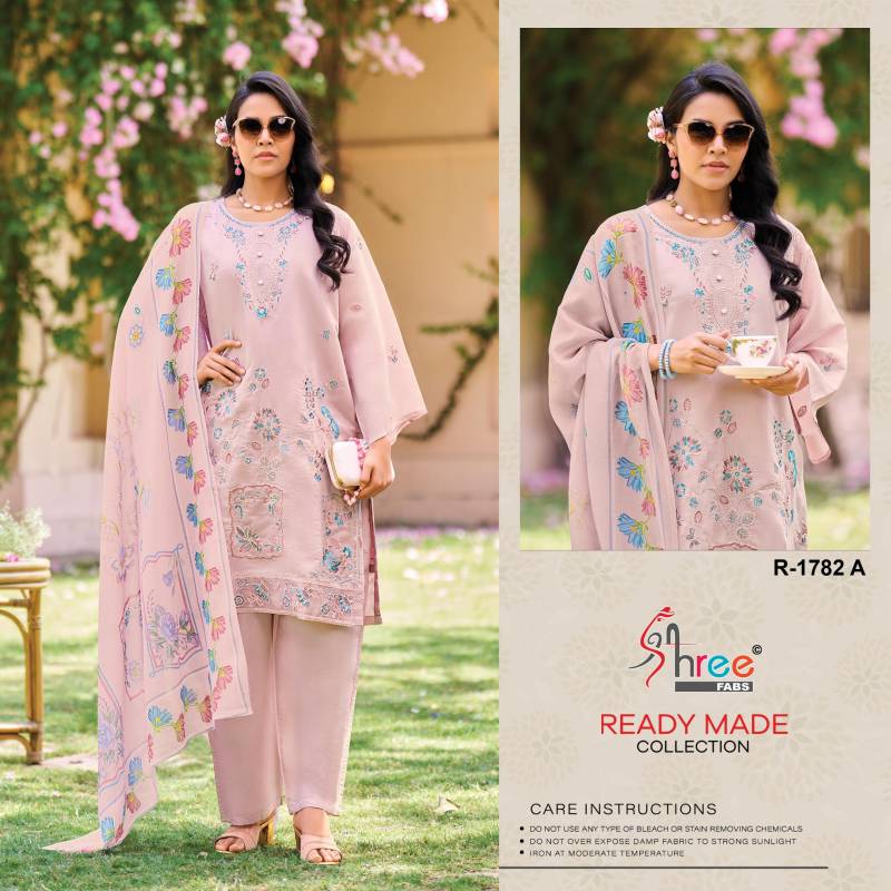 Shree R 1782 Cambric Cotton Ready Made Pakistani Salwar Suits