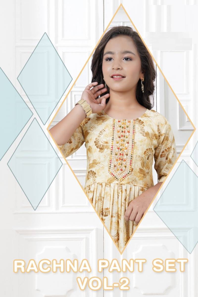 Rachna Pant Set Vol 2 Printed Kids Wear Collection