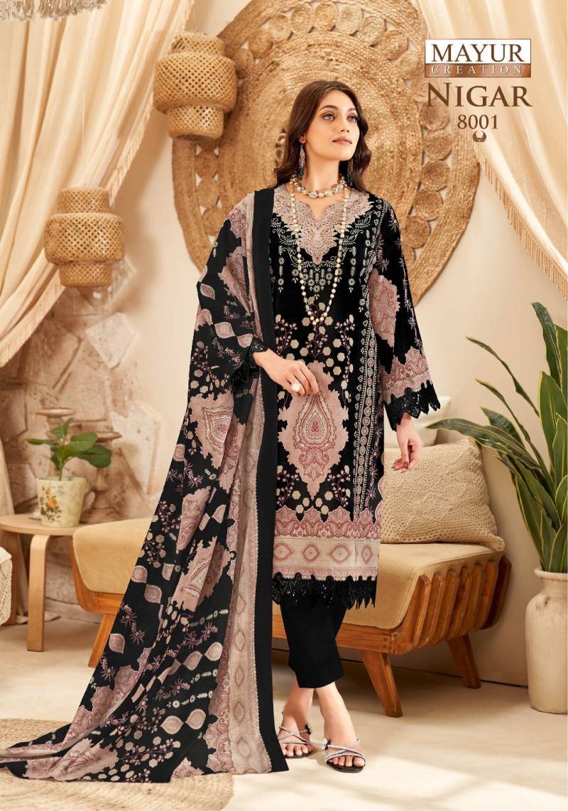 Mayur Nigar Vol 8 Printed Dress Material Collection