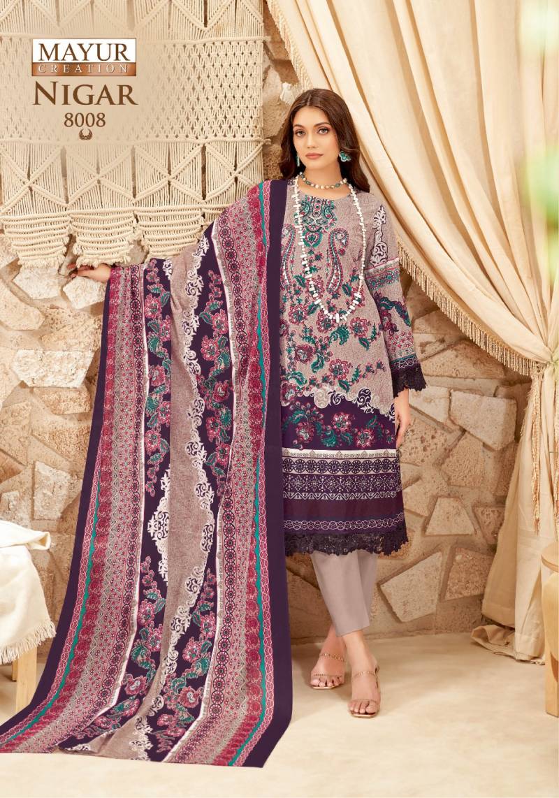 Mayur Nigar Vol 8 Printed Dress Material Collection