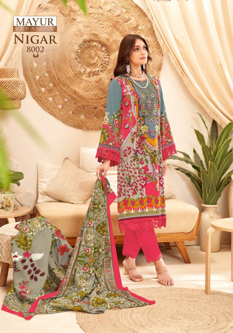 Mayur Nigar Vol 8 Printed Dress Material Collection
