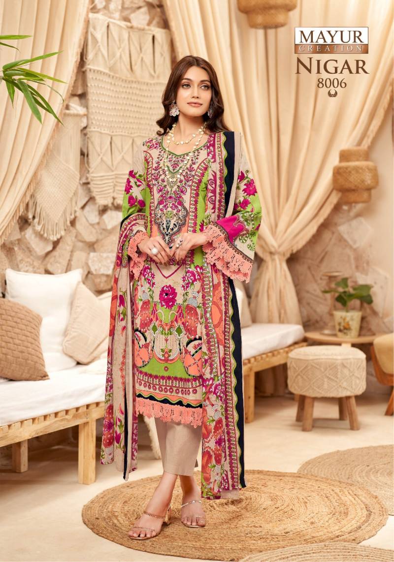 Mayur Nigar Vol 8 Printed Dress Material Collection
