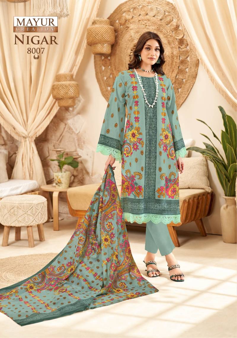 Mayur Nigar Vol 8 Printed Dress Material Collection