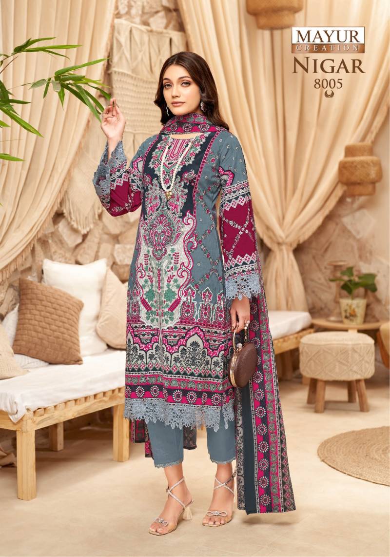 Mayur Nigar Vol 8 Printed Dress Material Collection