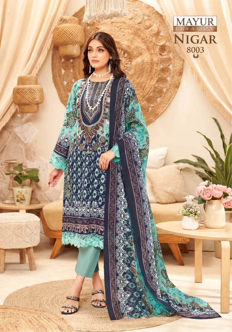 Mayur Nigar Vol 8 Printed Dress Material Collection