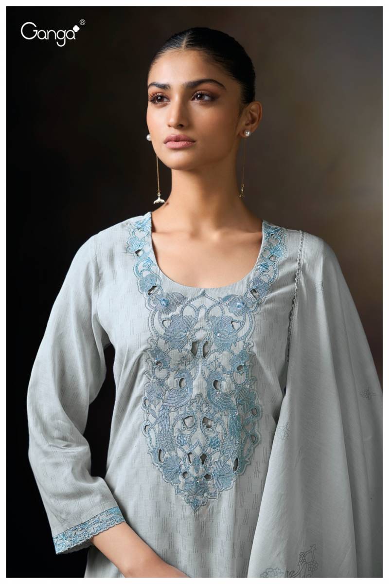 Ganga Princy Mal Printed Embroidered Salwar Suit Collection