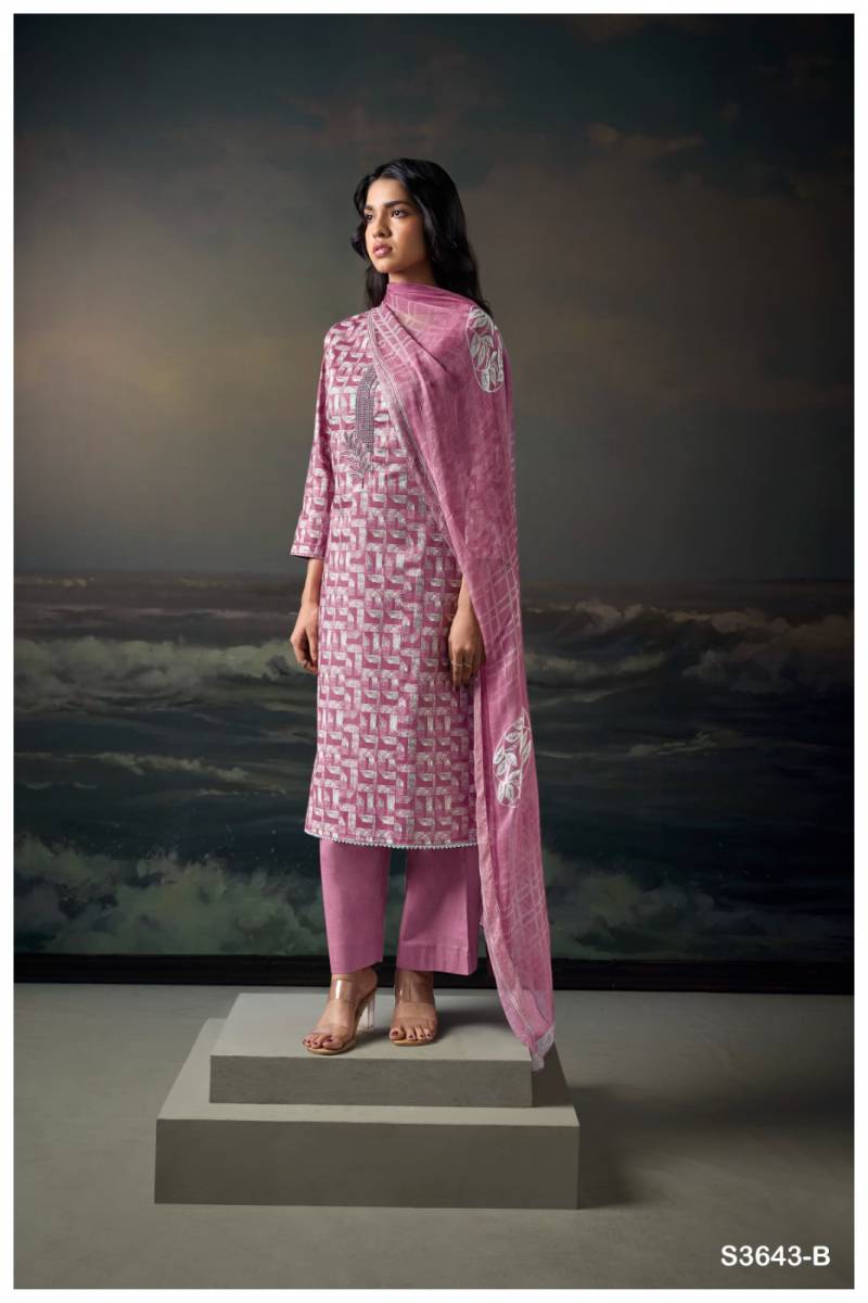 Ganga Legeto Cotton Printed Embroidered Salwar Suit Collection