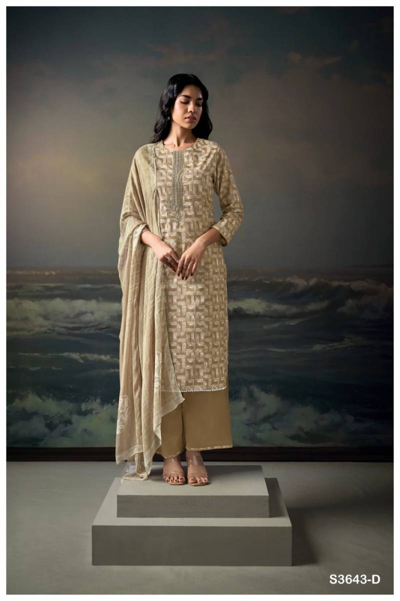 Ganga Legeto Cotton Printed Embroidered Salwar Suit Collection