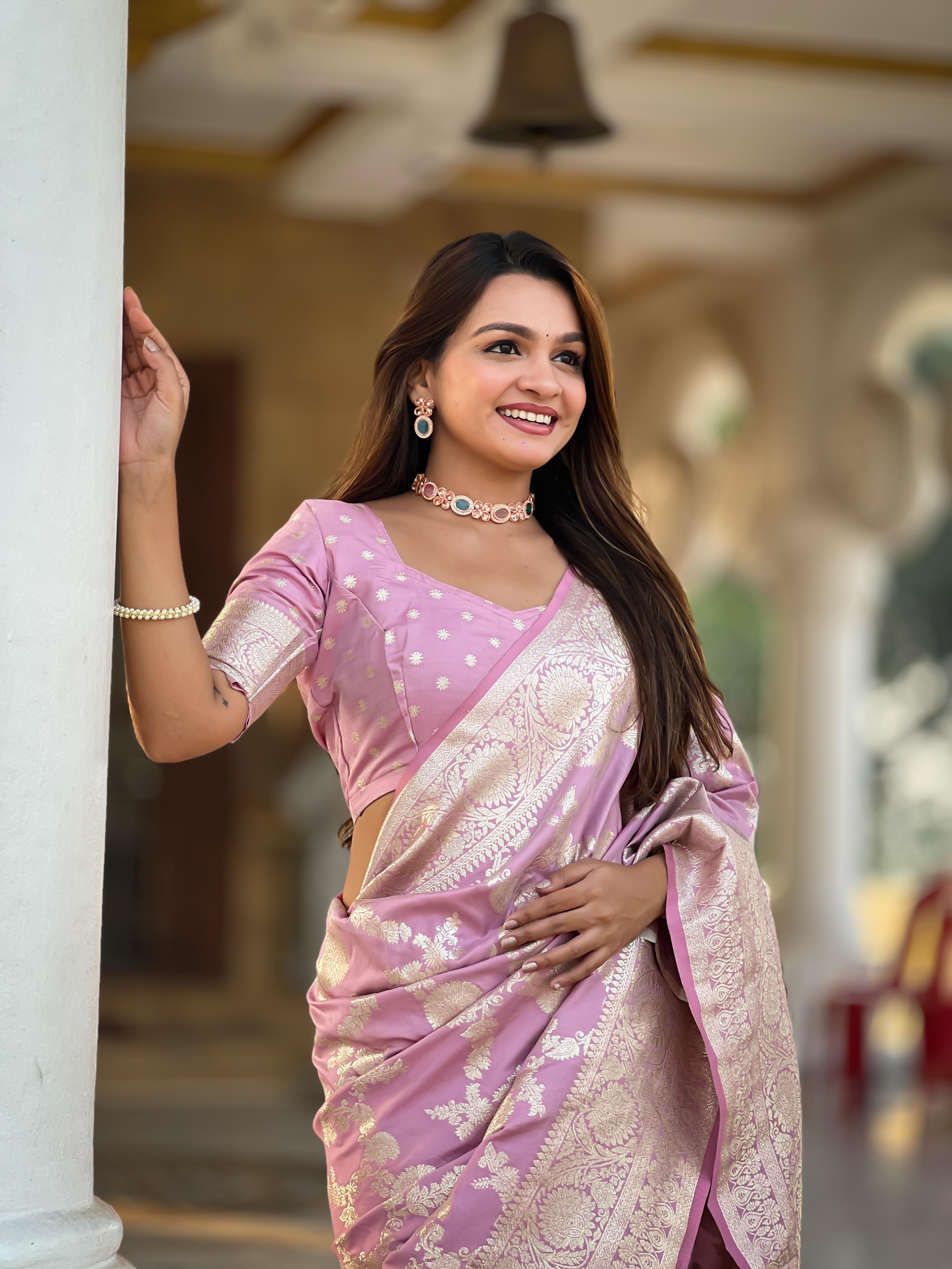 Lekha MN Banarasi 8 Soft Banarasi Silk Zari Weaving Saree Collection