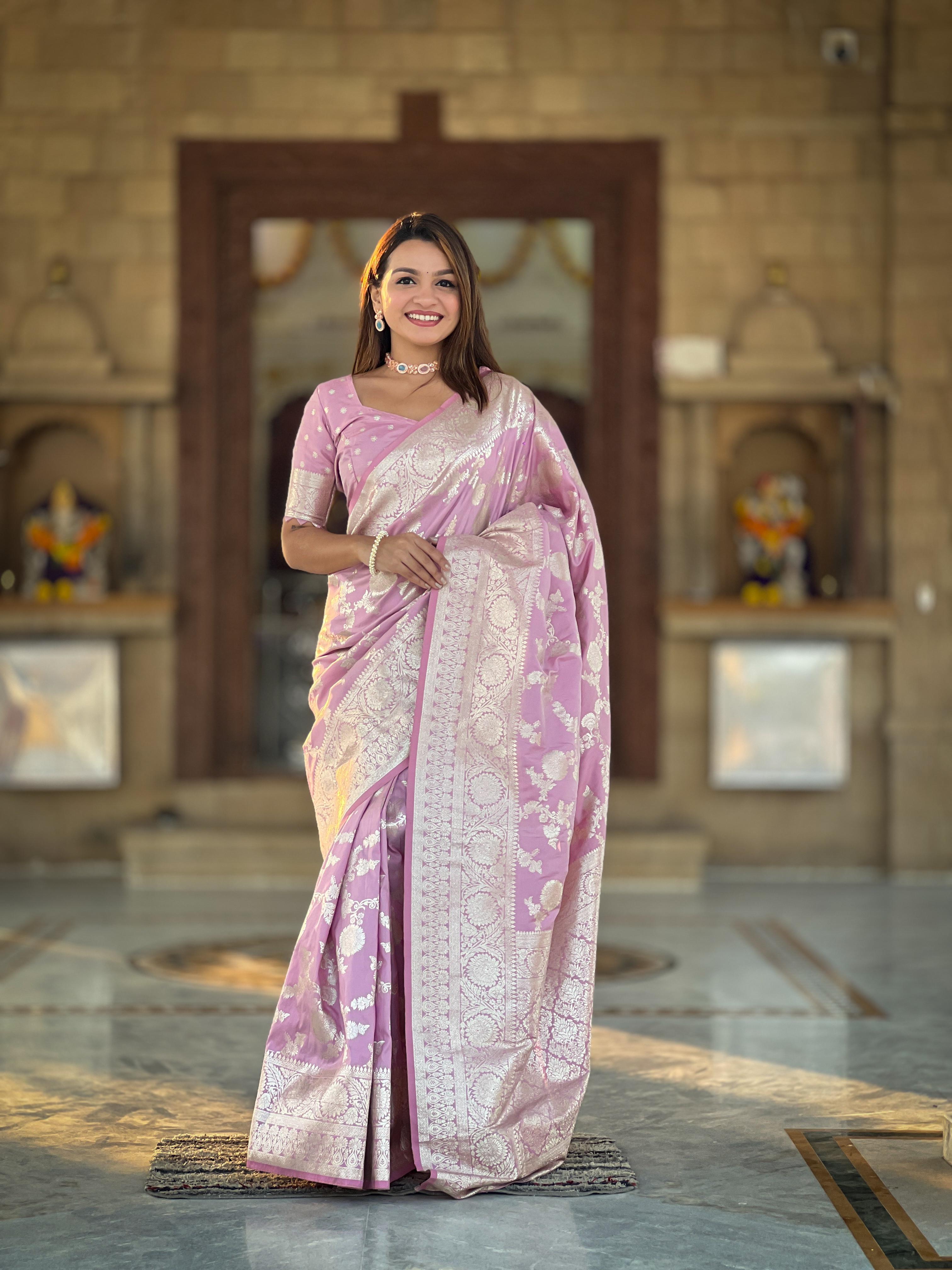 Lekha MN Banarasi 8 Soft Banarasi Silk Zari Weaving Saree Collection