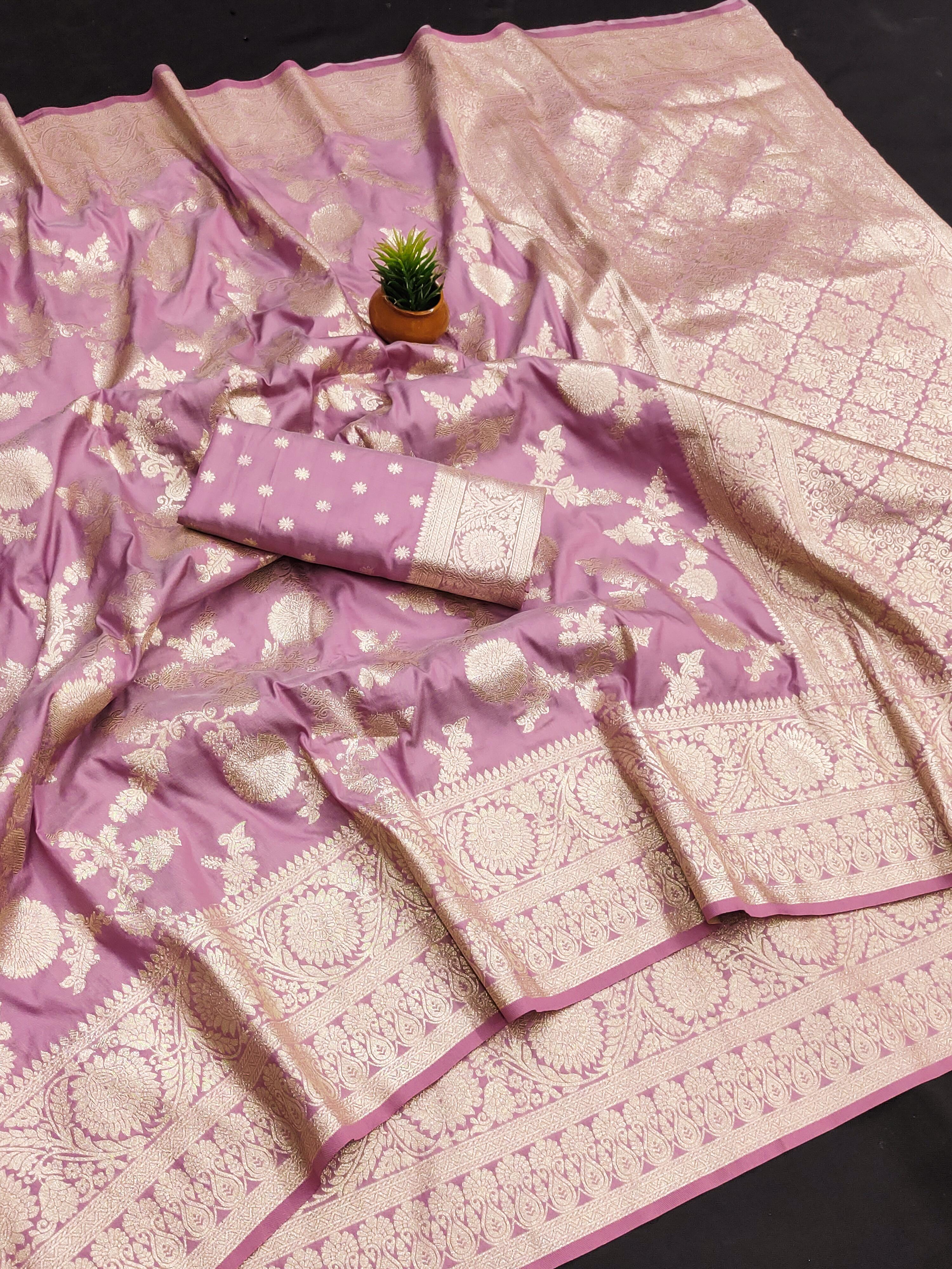 Lekha MN Banarasi 8 Soft Banarasi Silk Zari Weaving Saree Collection