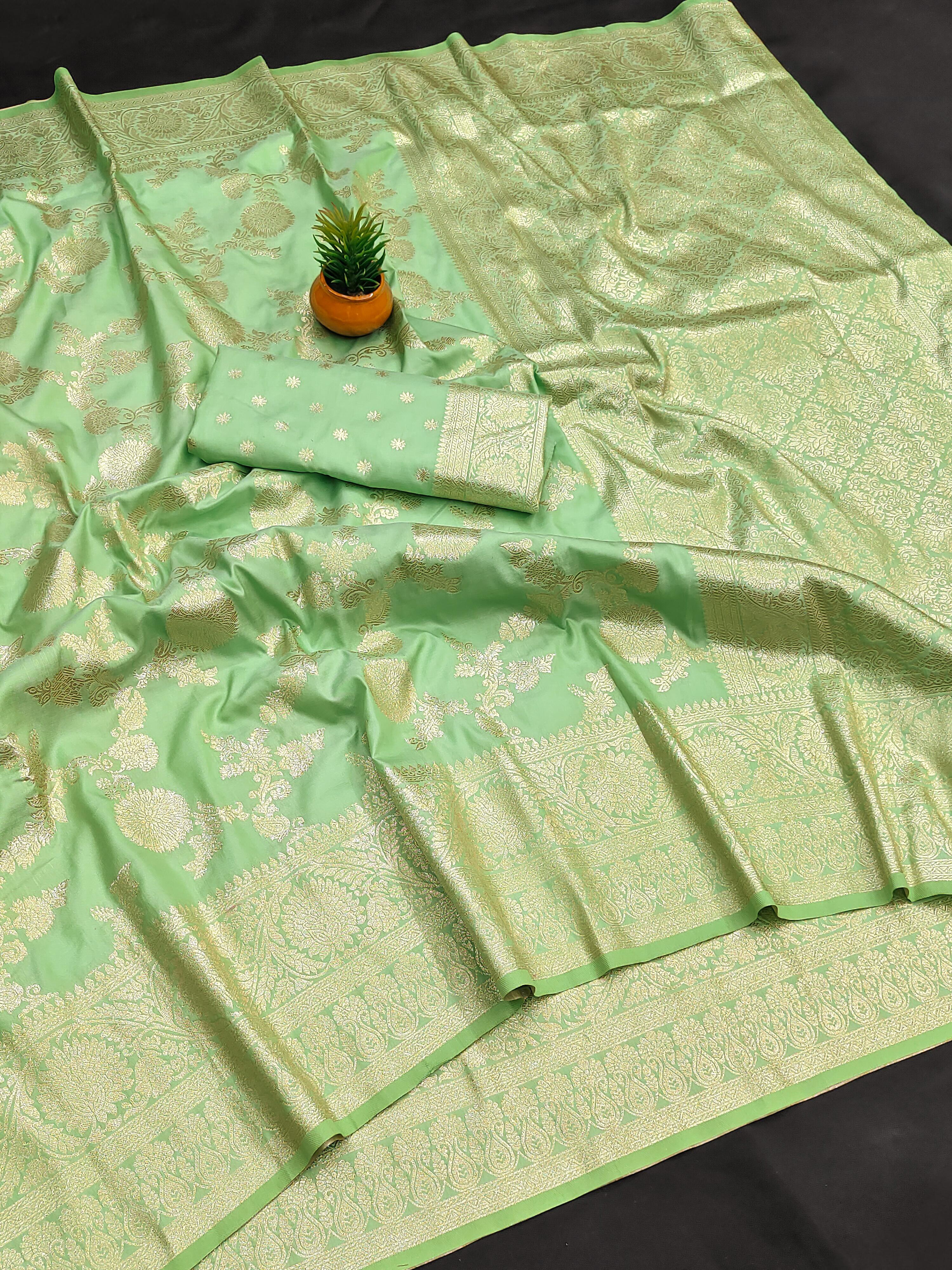 Lekha MN Banarasi 8 Soft Banarasi Silk Zari Weaving Saree Collection
