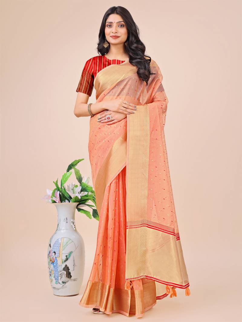 Astita Florance Organza With Latkan Saree Collection