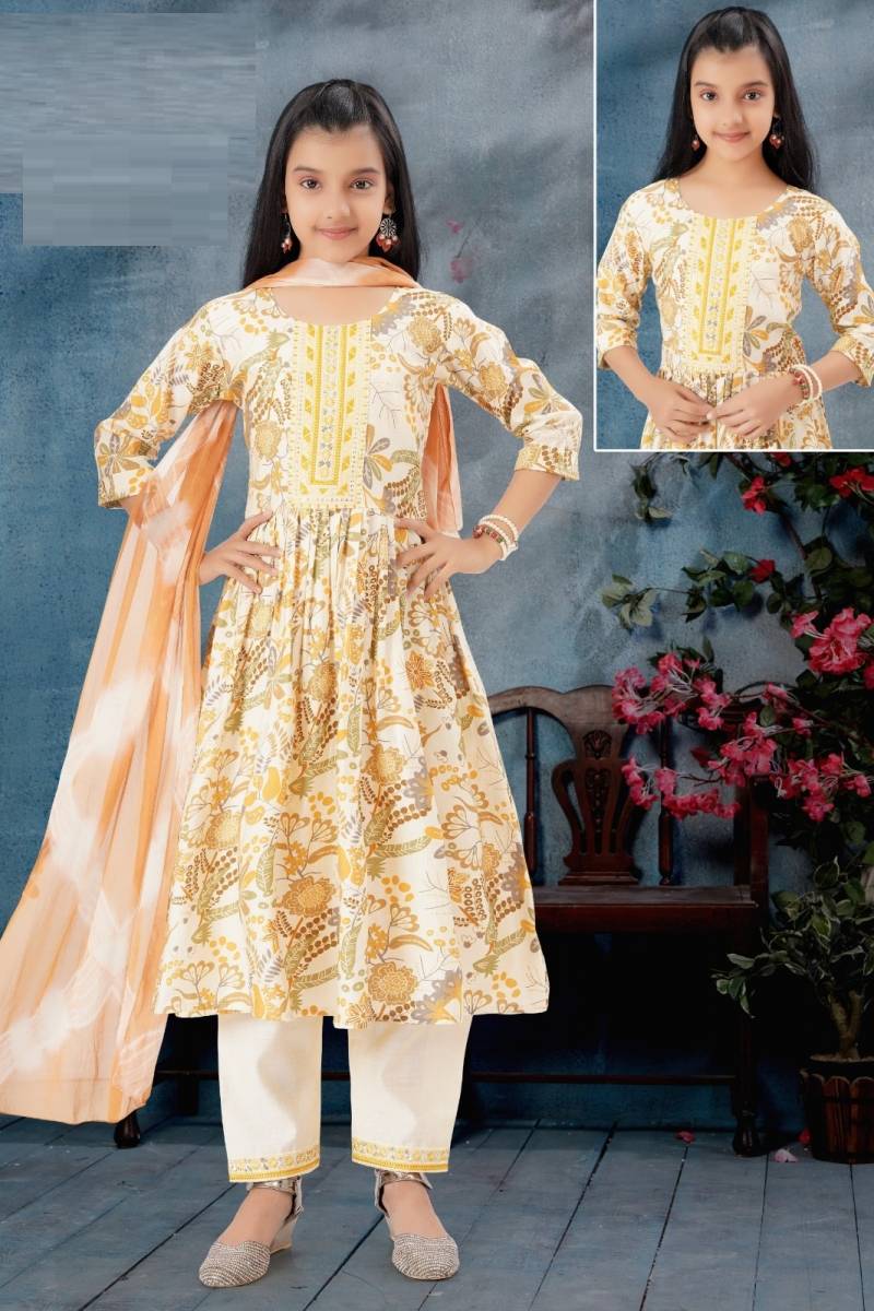 Trishna Pant Set 9097 Printed Kids Wear Collection