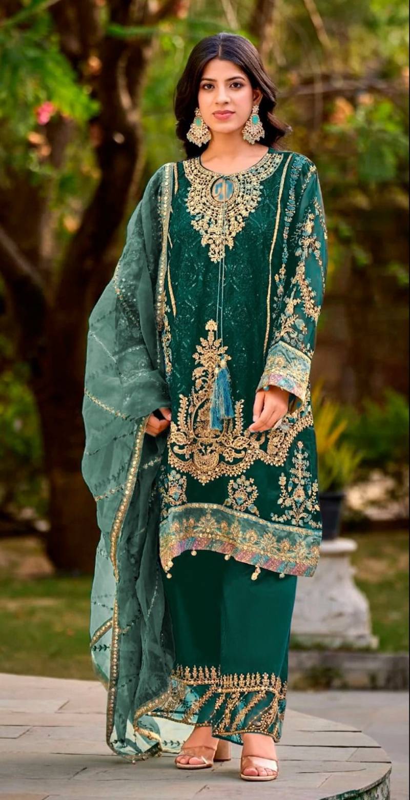 Bilqis B 142 A1 To D1 Readymade Georgette Pakistani Salwar Kameez