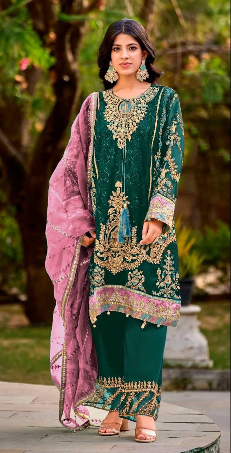Bilqis B 142 K To N Readymade Pakistani Salwar Kameez