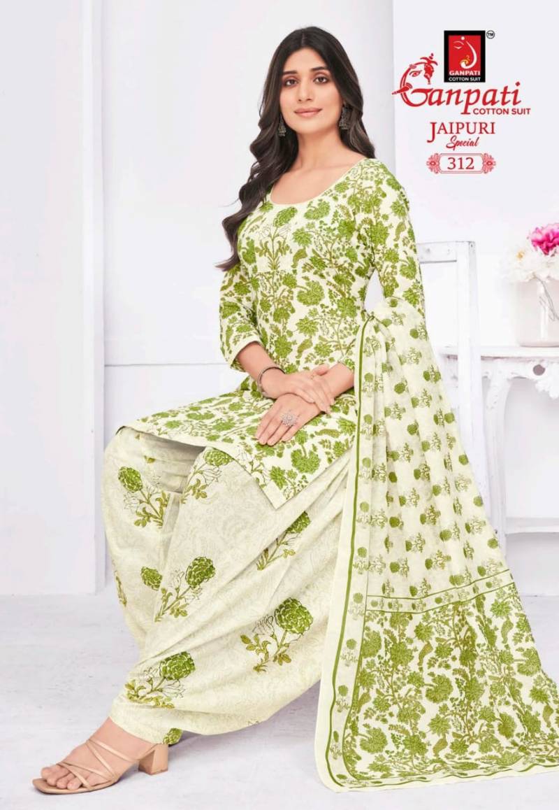 Ganpati Jaipuri Special Patiyala Vol 15 Fancy Cotton Dress Material Collection