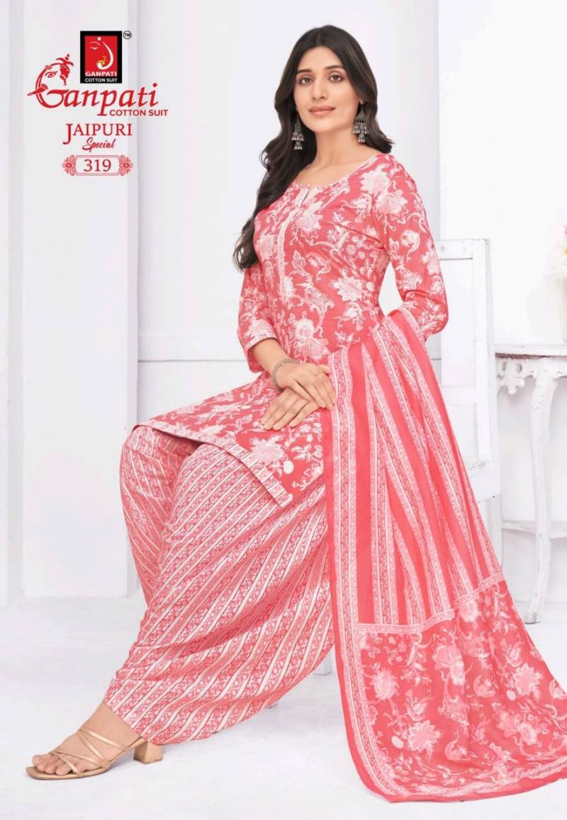 Ganpati Jaipuri Special Patiyala Vol 15 Fancy Cotton Dress Material Collection