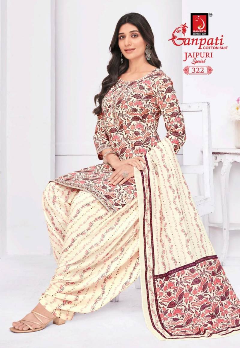 Ganpati Jaipuri Special Patiyala Vol 15 Fancy Cotton Dress Material Collection