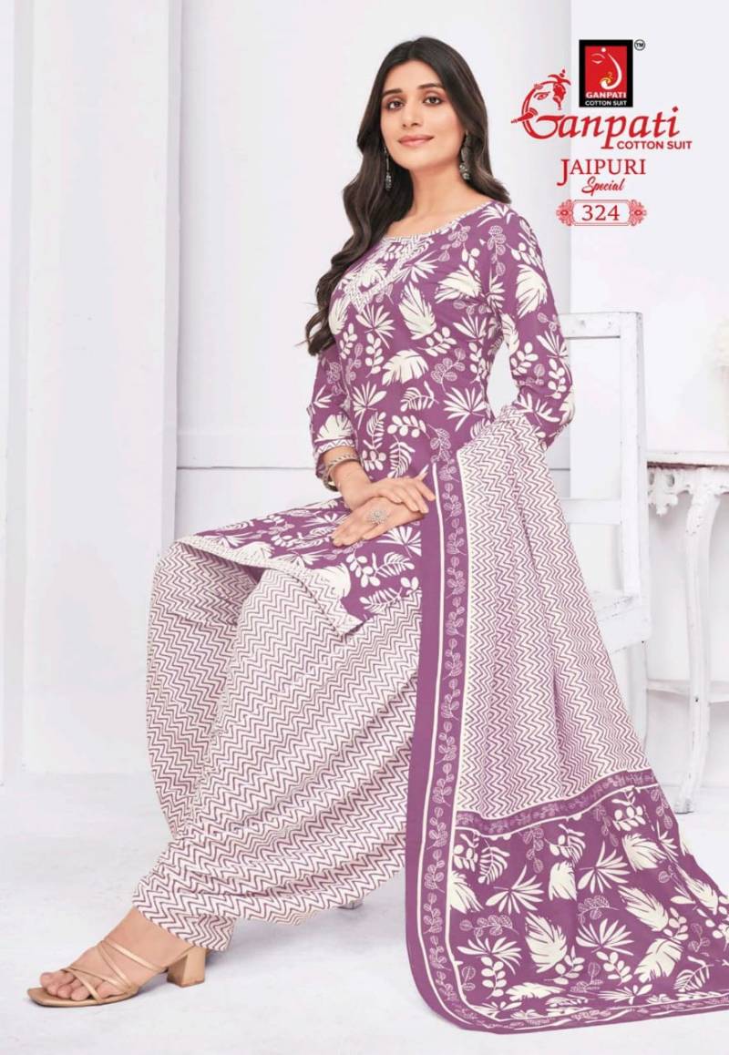 Ganpati Jaipuri Special Patiyala Vol 15 Fancy Cotton Dress Material Collection
