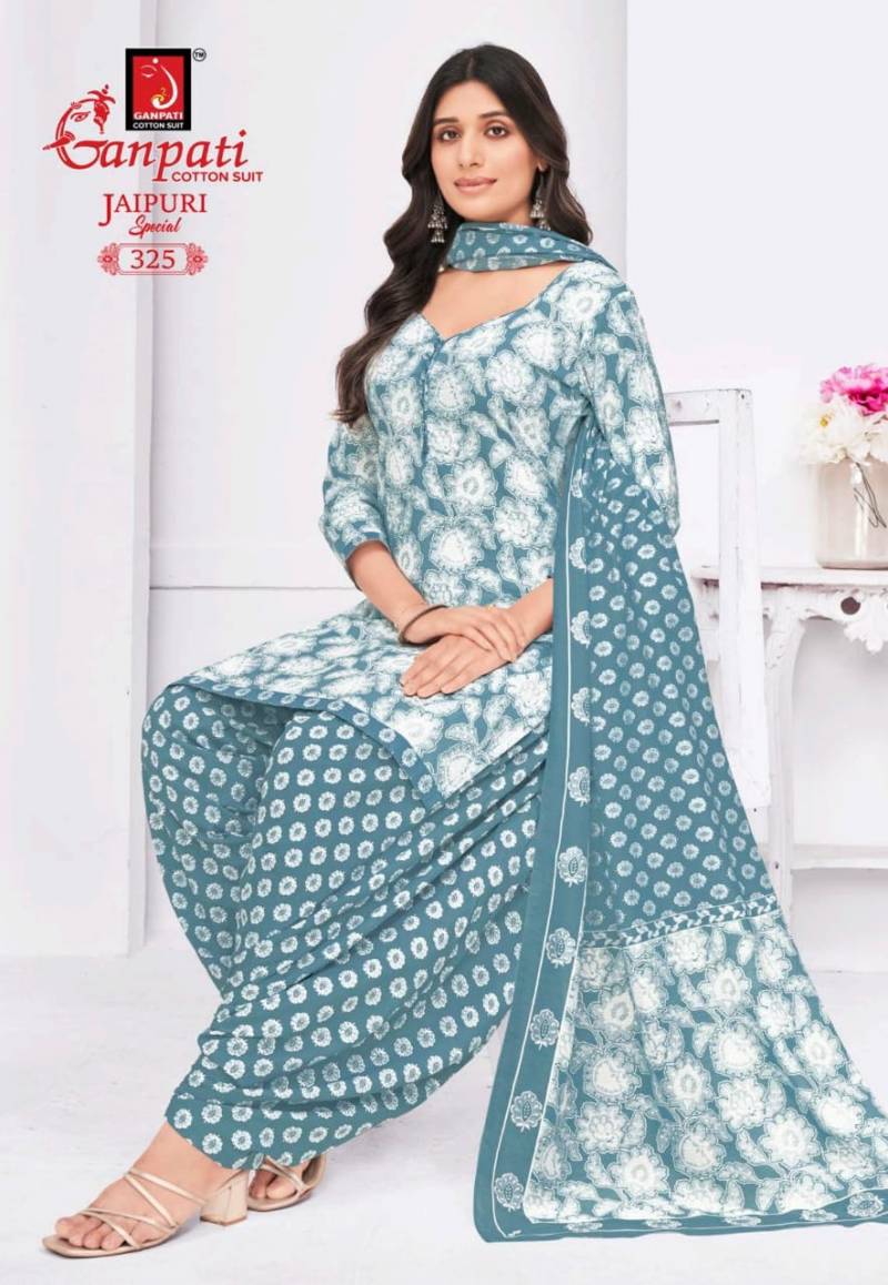 Ganpati Jaipuri Special Patiyala Vol 15 Fancy Cotton Dress Material Collection