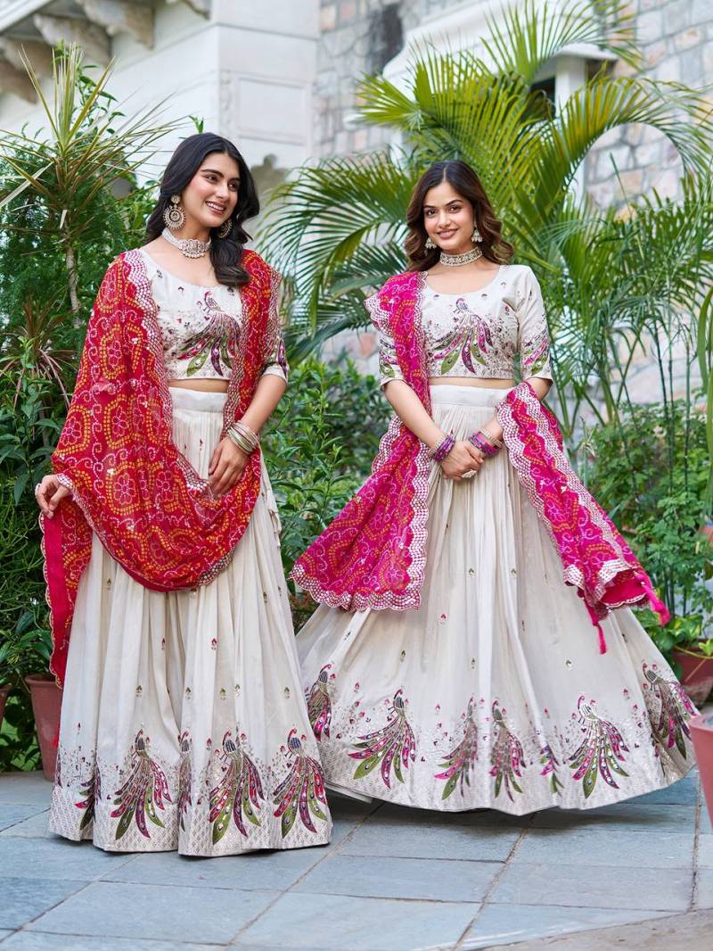 Luna Vol 57 Designer Silk Embroidered Lehenga Choli Collection