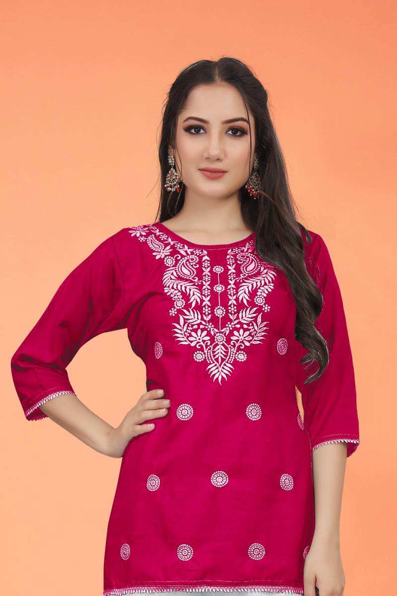 9star Fashion Money Vol 2 Rayon Chikankari Ladies Tops Collection