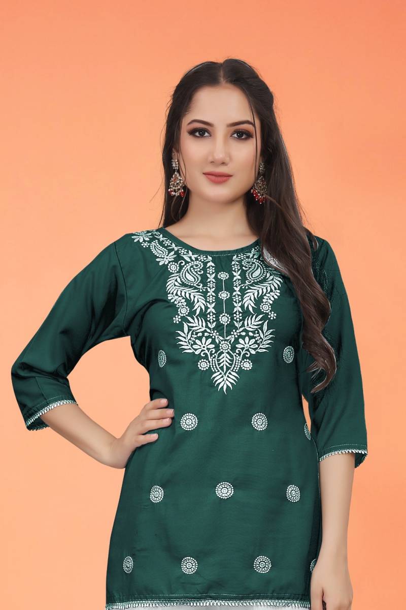 9star Fashion Money Vol 2 Rayon Chikankari Ladies Tops Collection