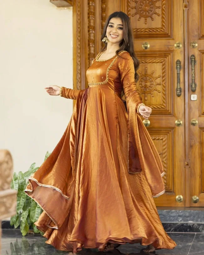 Lekha DS 5877 Designer Gown With Dupatta Collection