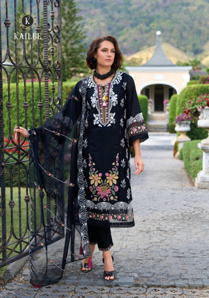 Kailee Cressa Cotton Weaving Top Bottom With Dupatta Collection