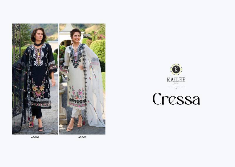 Kailee Cressa Cotton Weaving Top Bottom With Dupatta Collection