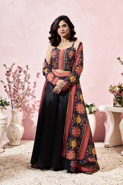 Aayaa Dhyana Vol 1 Crepe Indo Western Collection