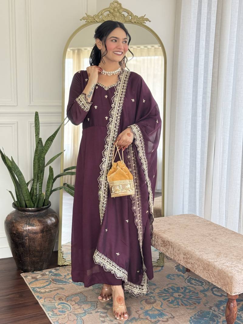 Sku Yatri Vichitra Silk Kurti Bottom With Dupatta Collection