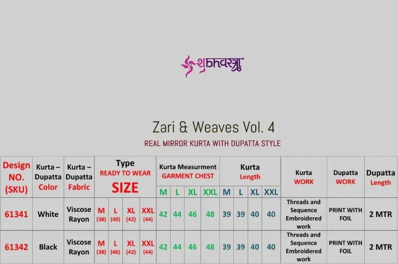 Shubhvastra Zari And Weaves Vol 4 Mens Kurta With Dupatta