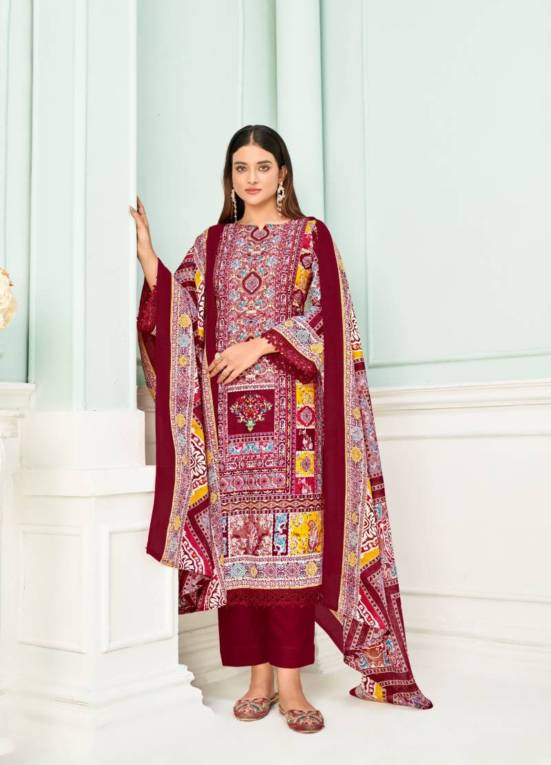 Jash Qurbat Vol 5 Mix Cotton Dress Material Collection