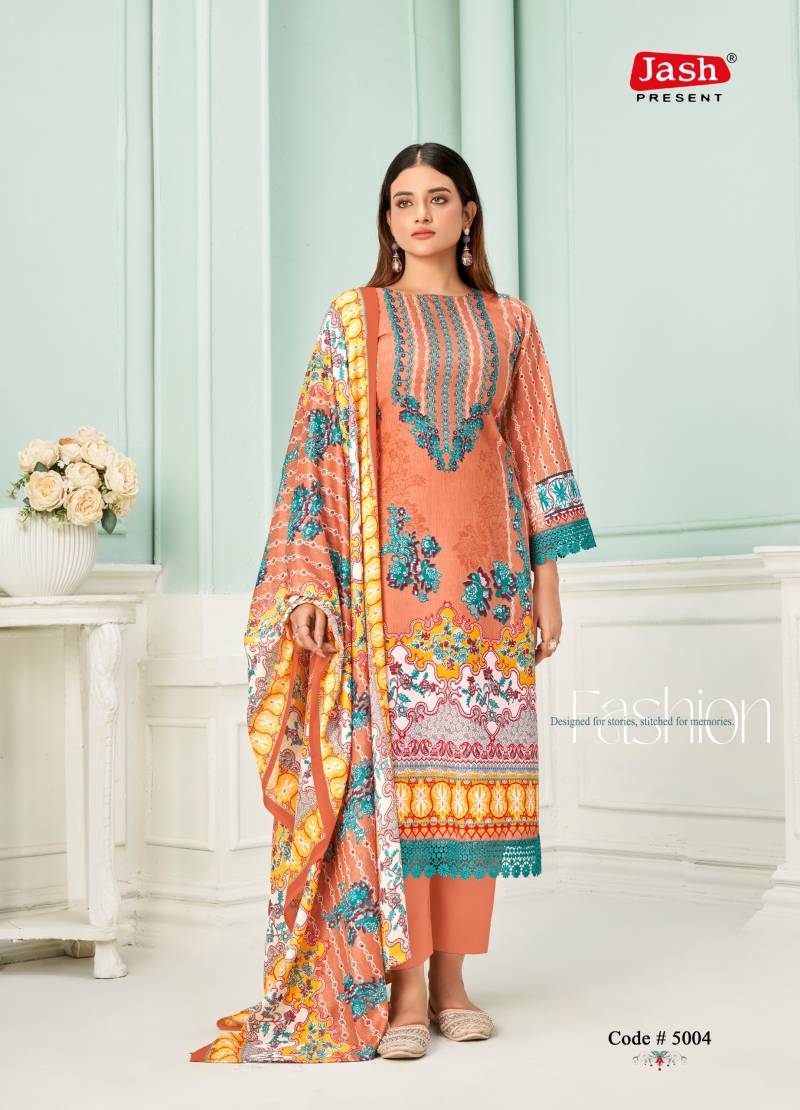 Jash Qurbat Vol 5 Mix Cotton Dress Material Collection