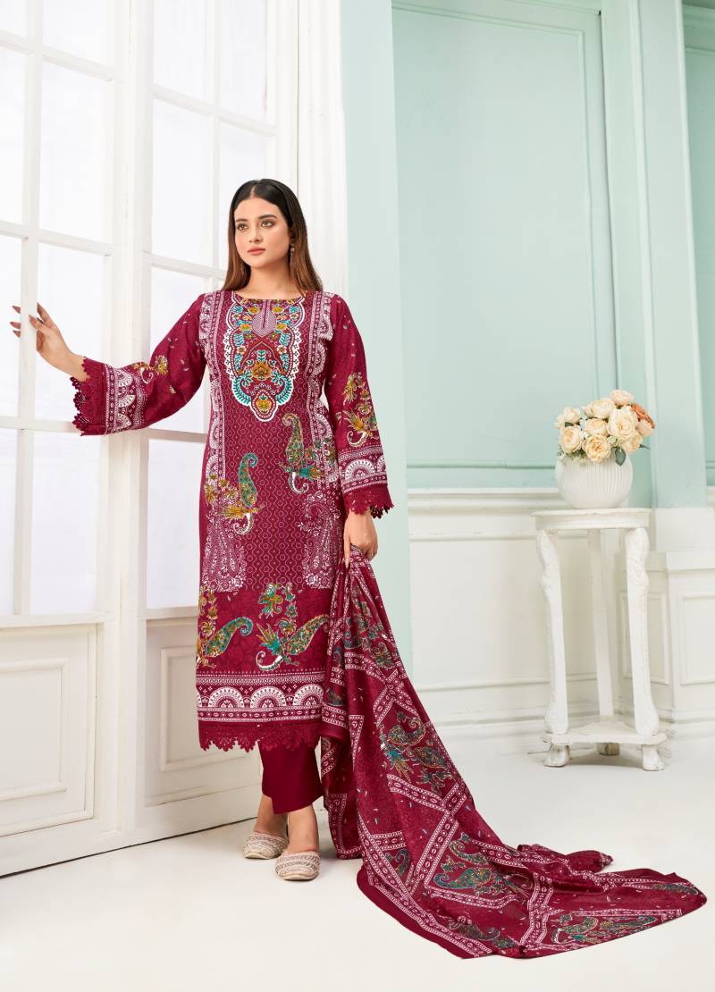 Jash Qurbat Vol 5 Mix Cotton Dress Material Collection